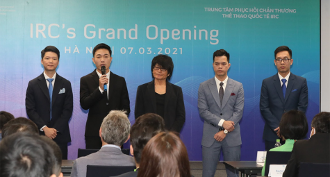 Ra mắt Trung Tâm Phục Hồi Chấn Thương Thể Thao Quốc Tế IRC