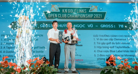 Golfer Huỳnh Ngọc Vũ trở thành nhà vô địch thứ hai của câu lạc bộ KN Golf Links - Cam Ranh