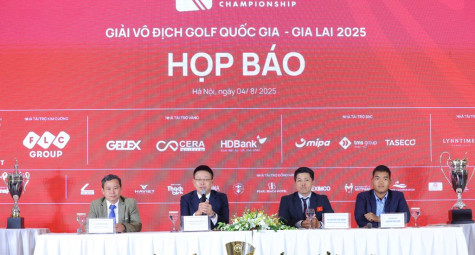 Gia Lai lần đầu đăng cai Giải Vô địch Golf Quốc gia 2025: Bệ phóng cho du lịch thể thao