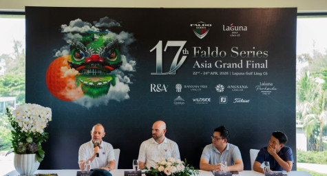 Laguna Lăng Cô tiếp tục được chọn làm điểm đến Chung kết Faldo Series Asia đến năm 2029
