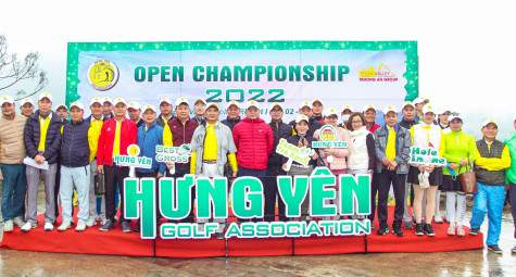 Hơn 200 golfer tham dự giải golf ra mắt Hội Golf Hưng Yên 