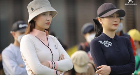 Hoa hậu Mỹ Linh, diễn viên Phương Oanh khoe sắc trên sân golf