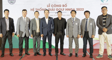 Hội golf thành phố chính thức công bố hệ thống giải golf HNGA 2022