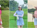 Những set đồ sân golf năng động, gợi cảm của Hoa hậu Đỗ Mỹ Linh