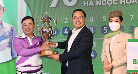 Golfer Hà Ngọc Hoàng Lộc vô địch Bamboo Airways Golf Tournament 2022 