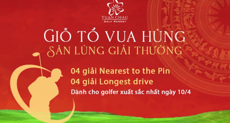 Sân golf Tuần Châu với chương trình ưu đãi hấp dẫn dịp nghỉ lễ
