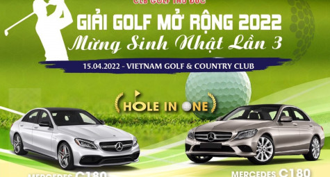 CLB Golf Thủ Đức tổ chức giải golf mở rộng 2022