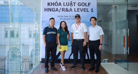 HNGA khai giảng khóa đào tạo Luật Golf R&A level 1