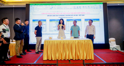 Danh sách các nhóm đấu giải Vô địch các CLB golf Hà Nội 2022