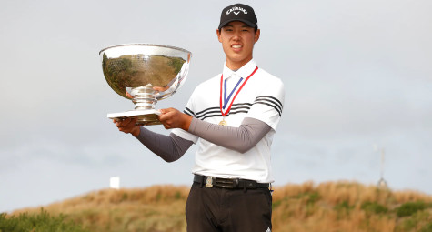 Golfer trẻ Trung Quốc xúc động khi vô địch US Junior Amateur