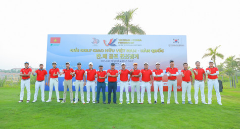 ĐT Việt Nam giành chiến thắng tại giải golf giao hữu Vietnam - Korea Friendship Golf Tournament 2022