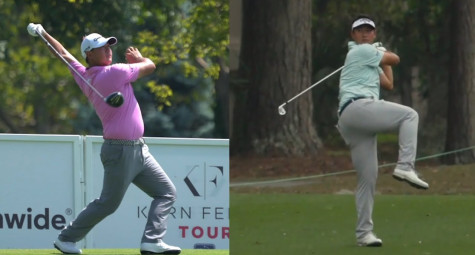 Golfer Trung Quốc sở hữu cú swing không giống ai