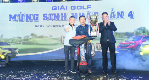Andrew Hùng Phạm vô địch giải golf mừng sinh nhật CLB Hà Nội - Sài Gòn lần 4