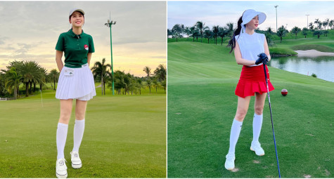 Thời trang sân golf sành điệu của Sam, nàng hot girl không tuổi 