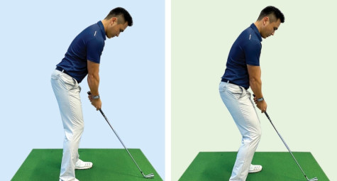 Tư thế set up và finish swing đẹp