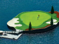 Hố golf trôi trên mặt hồ độc đáo nhất thế giới