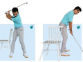 Hạn chế sàng hông khi backswing và downswing