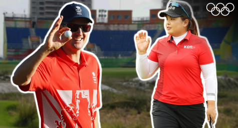 Những cú đánh hay nhất của hai nhà vô địch golf tại Olympic Rio 2016