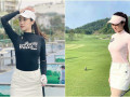 Thời trang chơi golf năng động, đẳng cấp của Hoa hậu Đỗ Mỹ Linh