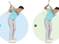 Khắc phục lỗi "flying elbow" khi backswing.