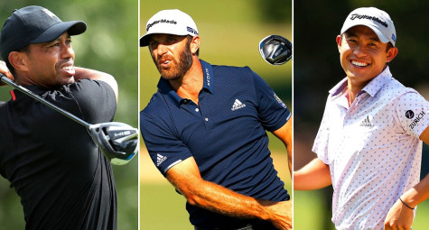 Tiger Woods, Dustin Johnson, Morikawa so tài long drive