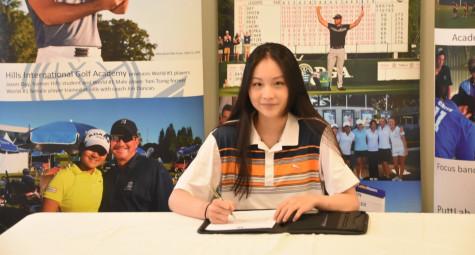 Đoàn Xuân Khuê Minh ký nhận học bổng golf danh giá của ĐH Mỹ