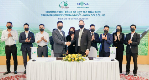 Binh Minh Golf Entertainment ký kết hợp tác toàn diện cùng Nova Golf Clubs