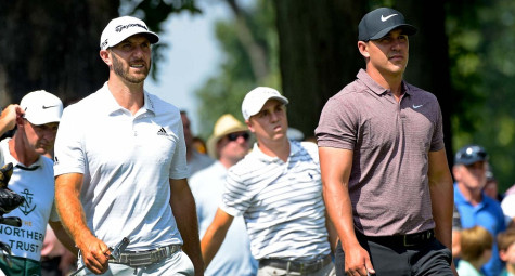 Dustin Johnson, Brooks Koepka làm nóng trước US Open