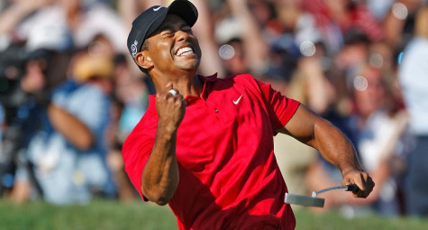 Những cú đánh tuyệt đẹp giúp Tiger Woods đăng quang US Open 2008