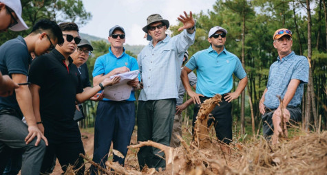 Sir Nick Faldo khảo sát sân Silk Path Đông Triều trước thềm khai trương năm 2023