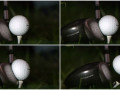 Video quay chậm cú đánh golf khiến bóng biến dạng