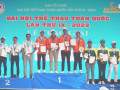 Đoàn Hà Nội giành huy chương Vàng đồng đội nam tại Đại hội TDTT toàn quốc 2022