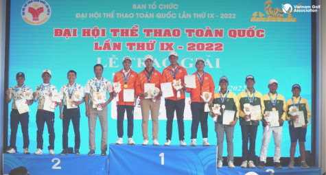 Đoàn Hà Nội giành huy chương Vàng đồng đội nam tại Đại hội TDTT toàn quốc 2022