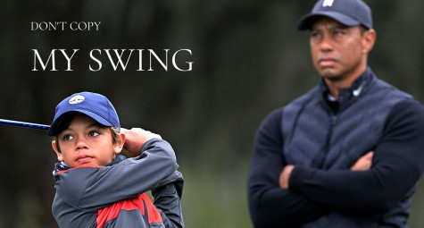 Tiger Woods dạy con: "Đừng học cách swing của bố"