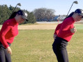 Sửa tư thế với gậy golf