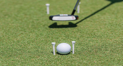 Short putt với tee golf: Bài tập cải thiện kỹ thuật putting hiệu quả