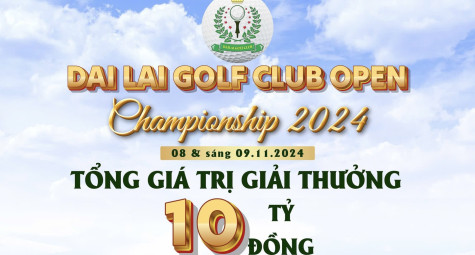 Chuẩn bị khởi tranh giải Vô địch CLB Sân golf Đại Lải mở rộng 2024 