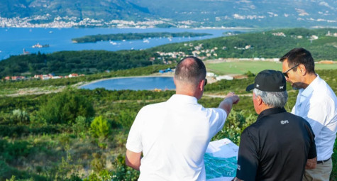 Khám bản thiết kế mới của Gary Player tại Montenegro