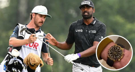 Sahith Theegala tặng Rolex 50 nghìn đô cho caddie