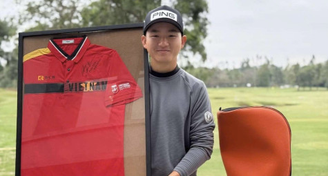Lan toả yêu thương cùng golfer trẻ Nguyễn Anh Minh