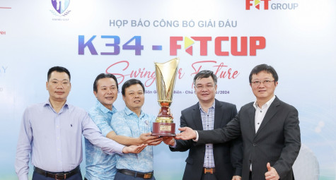 Khởi tranh giải golf K34 F.I.T Cup lần thứ 4: Đoàn kết, faiplay, vững vàng
