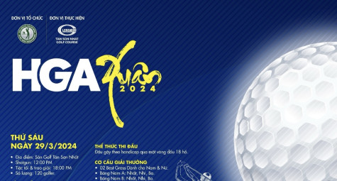 Nhộn nhịp sắc màu golf cùng HGA Xuân 2024