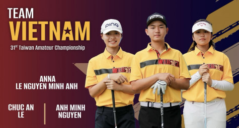 Đội tuyển Golf Việt Nam chuẩn bị tham dự Taiwan Amateur Golf Championship