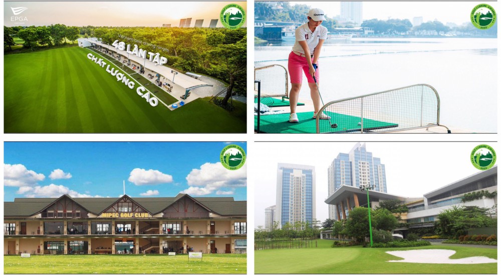 [VIETNAM GOLF & LEISURE AWARDS 2024] Top 10 đề cử hạng mục “Sân tập Golf tốt nhất” 