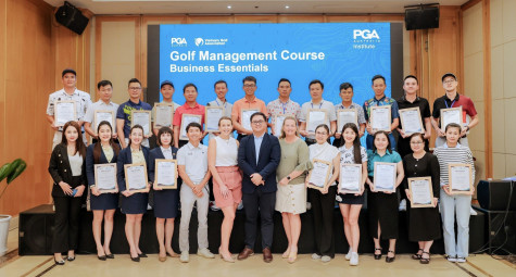 Chương trình đào tạo quản lý golf kết thúc thành công