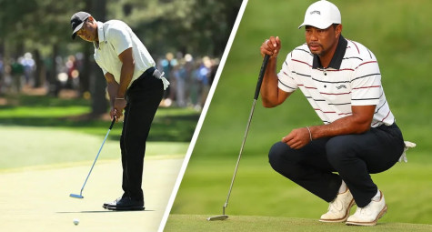 Bài tập putt bóng mang phong cách Tiger Woods