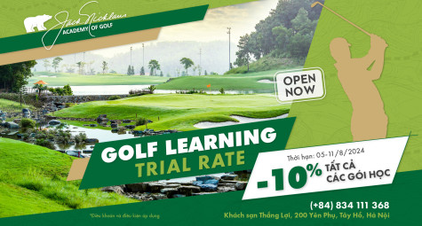 Chuẩn bị khai trương Cơ sở Học viện Gôn Jack Nicklaus đầu tiên tại Hà Nội
