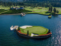 Floating Green của Lakewood Golf Club: Trải nghiệm độc đáo giữa hồ nước