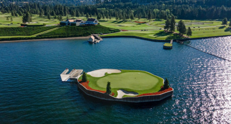 Floating Green của Lakewood Golf Club: Trải nghiệm độc đáo giữa hồ nước