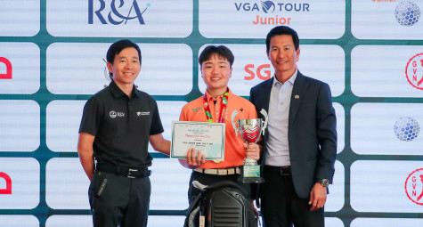 Nguyễn Quốc Bảo Huy vô địch chặng 7 VGA Junior Tour 2025 Race to Taylormade